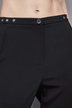 Pantaloni a sigaretta in crepe Essential