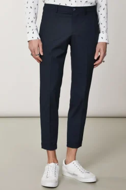 Pantaloni alla caviglia in poliviscosa