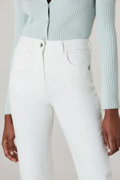 Pantaloni jeggings ricamo Fly
