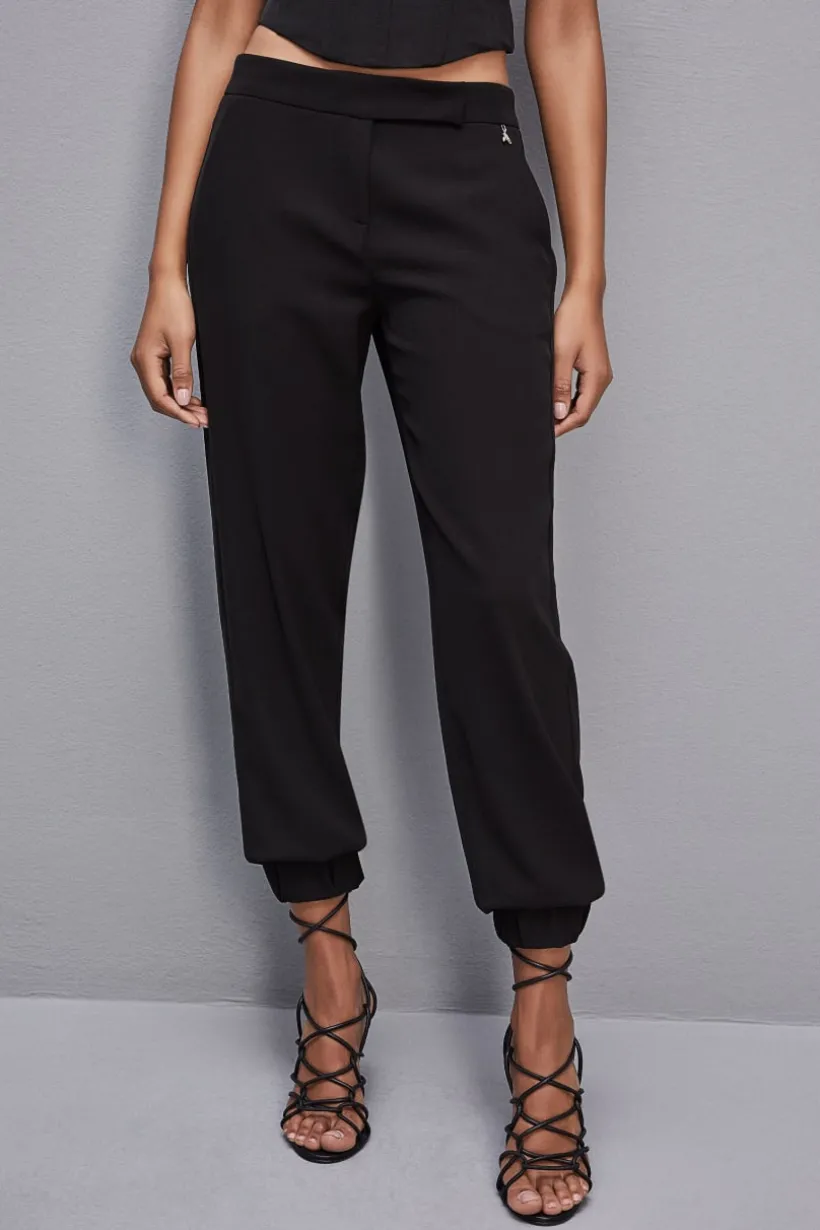 Pantaloni jogging vita bassa