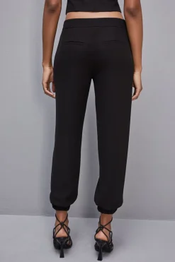 Pantaloni jogging vita bassa