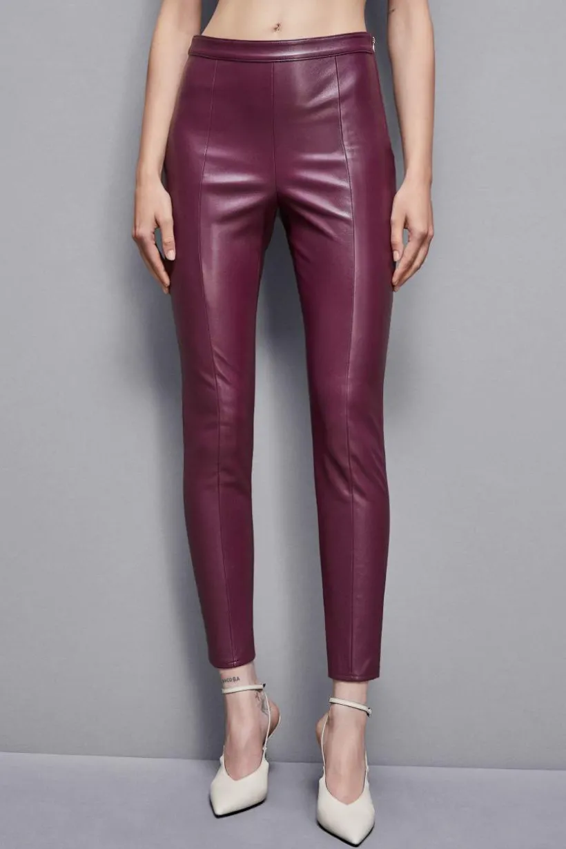 Pantaloni leggings similpelle