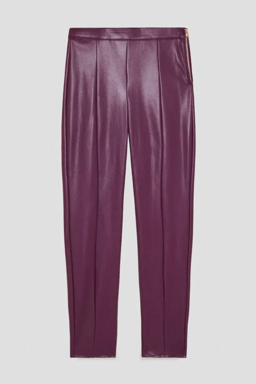 Pantaloni leggings similpelle