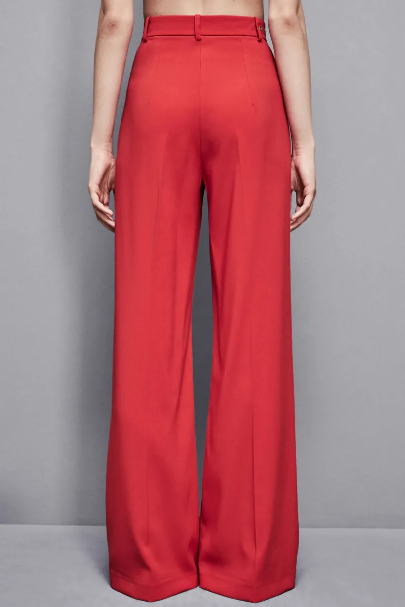 Pantaloni palazzo in crepe Essential