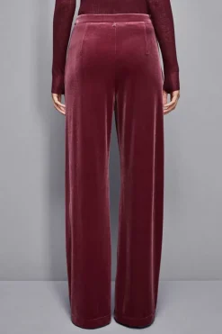 Pantaloni palazzo in velluto Essential