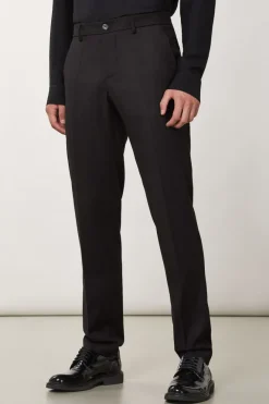 Pantaloni slim in flanella