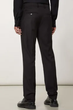 Pantaloni slim in flanella