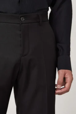 Pantaloni slim in flanella