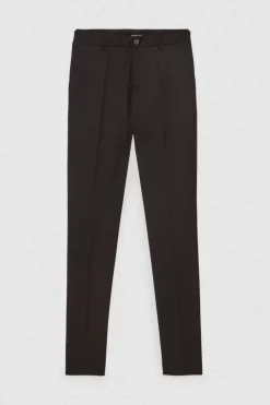 Pantaloni slim in flanella