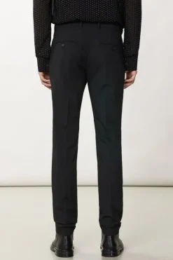 Pantaloni slim in tela