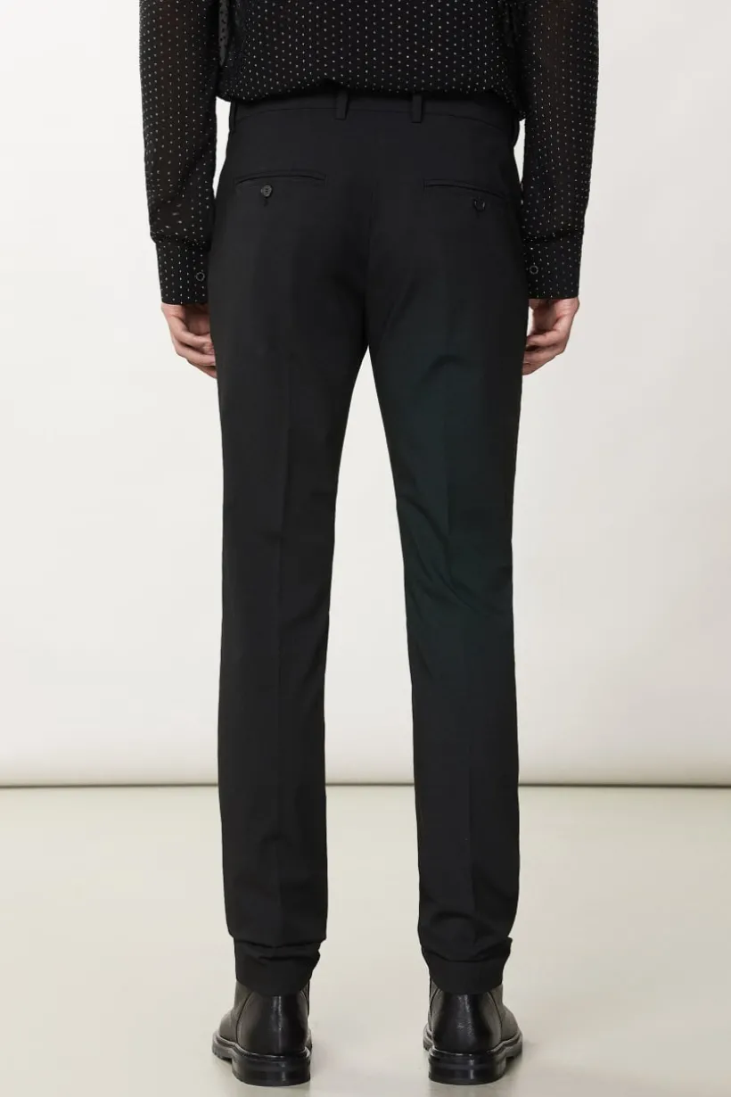 Pantaloni slim in tela