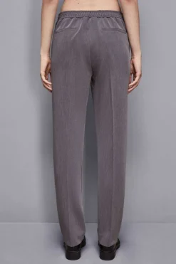 Pantaloni vita bassa in viscosa Essential