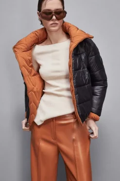 Piumino in nylon opaco