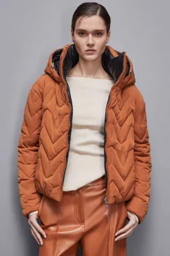 Piumino in nylon opaco