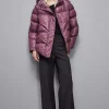 Piumino over in nylon lucido