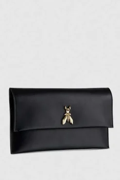 Pochette Fly in pelle con catena