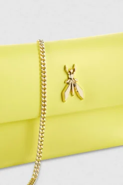 Pochette Fly in pelle con catena