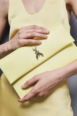 Pochette Fly in pelle con catena