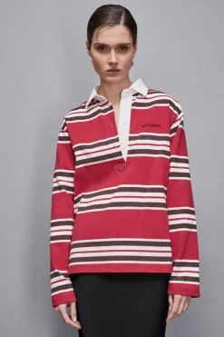 Polo oversize a maniche lunghe