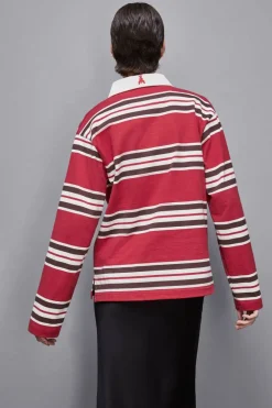 Polo oversize a maniche lunghe