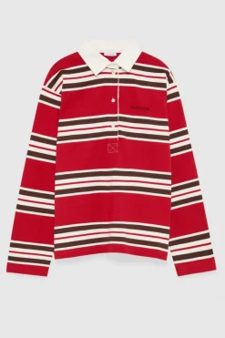 Polo oversize a maniche lunghe