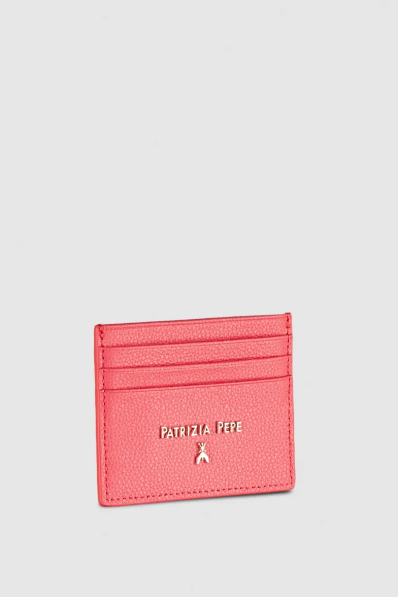 Porta carte di credito in pelle