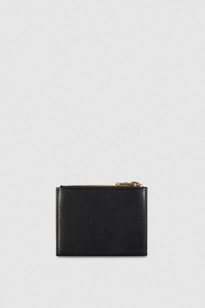 Portafoglio in pelle con zip