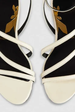 Sandali flat in pelle