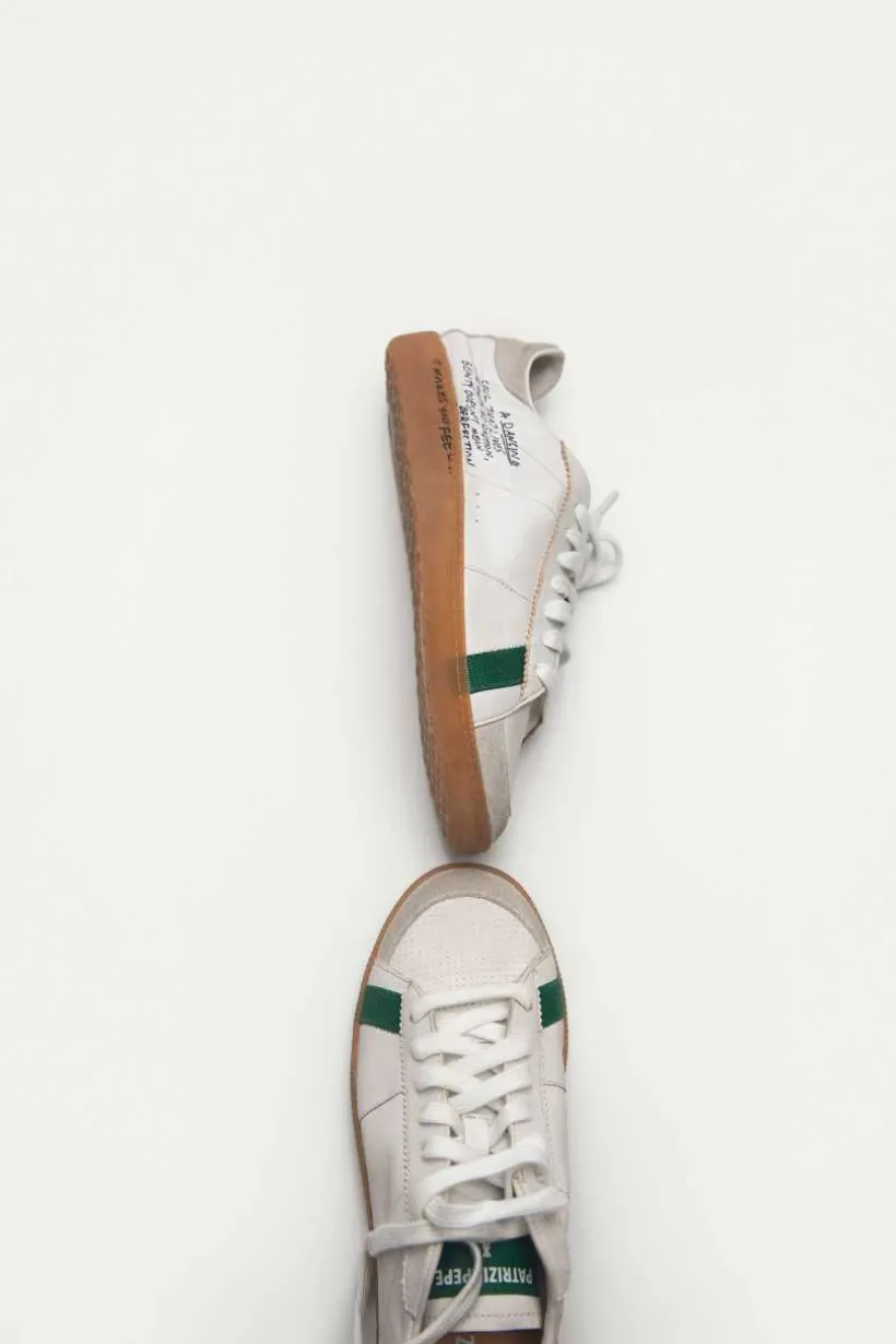 SKIN Sneakers in nappa con Lettering
