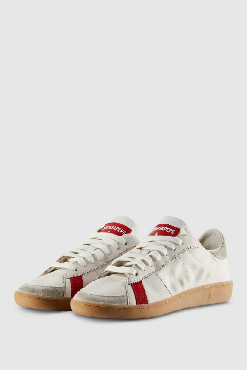 SKIN Sneakers in nappa con Lettering