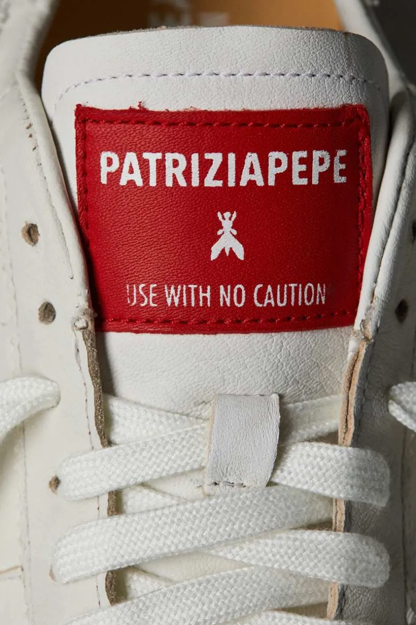 SKIN Sneakers in nappa con Lettering