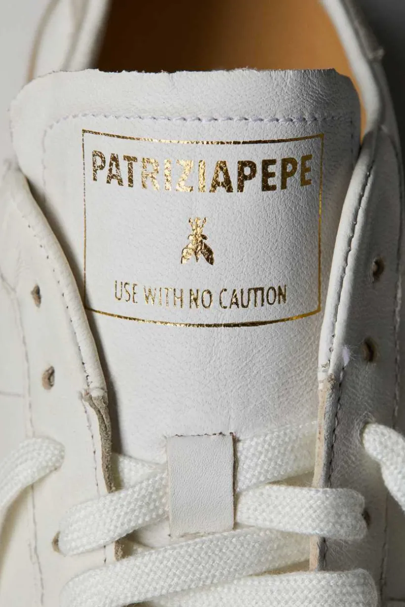 SKIN Sneakers in nappa con Lettering