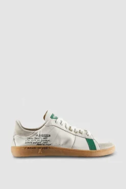 SKIN Sneakers in nappa con Lettering