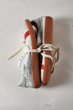 SKIN Sneakers in nappa con Lettering