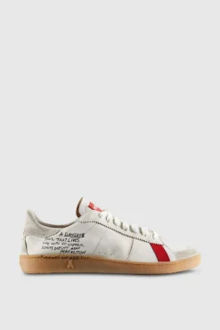 SKIN Sneakers in nappa con Lettering