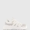 Sneaker running in pelle