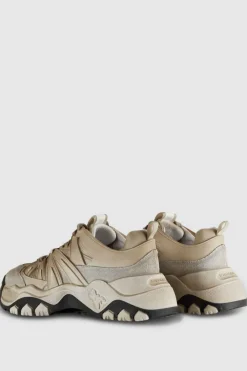 Sneaker running in pelle