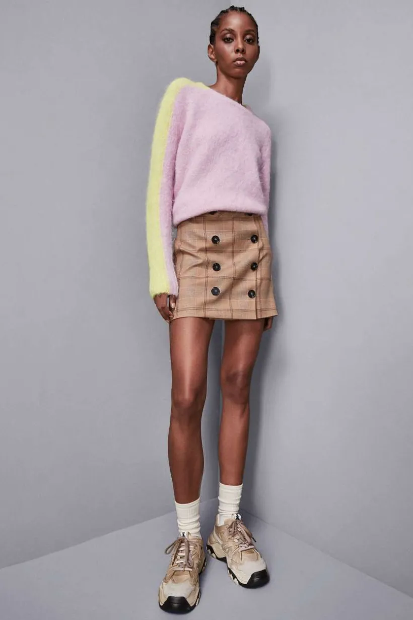 Sneaker running in pelle