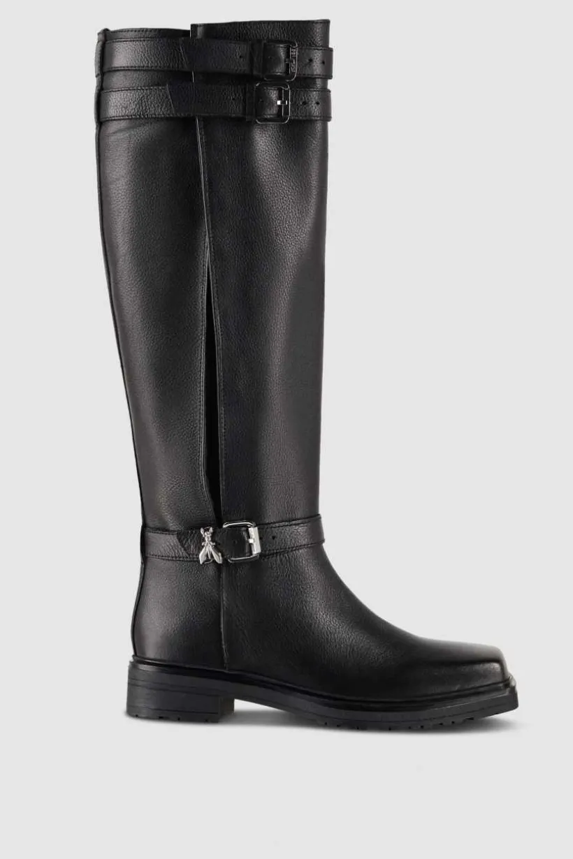Stivali biker in pelle