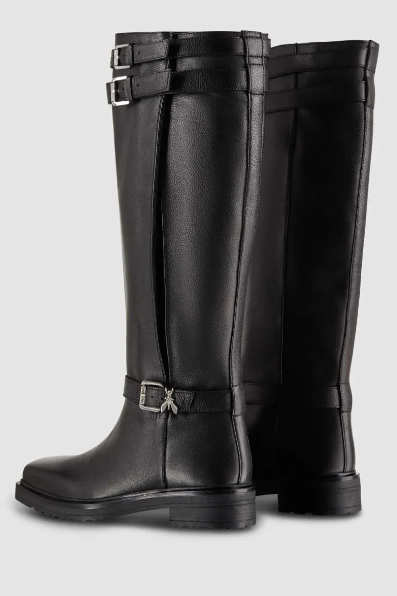 Stivali biker in pelle
