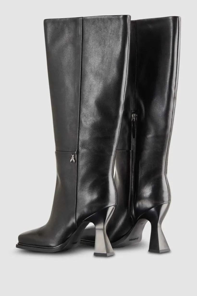 Stivali chunky con tacco in pelle Astral