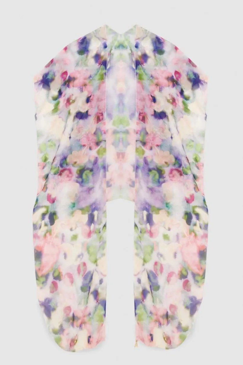 Stola cerimonia in chiffon fantasia