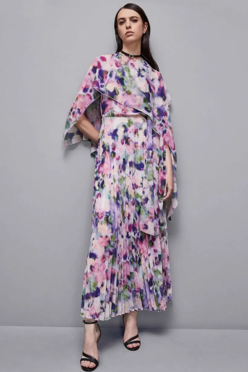 Stola cerimonia in chiffon fantasia