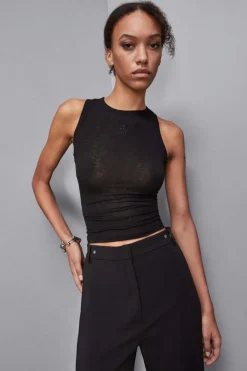 Tank top slim fit in jersey