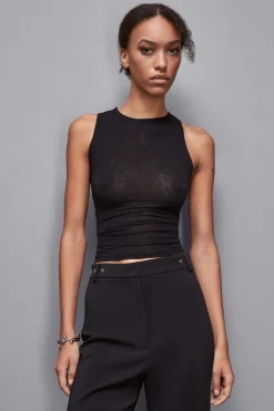 Tank top slim fit in jersey