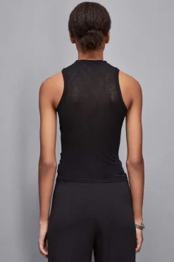 Tank top slim fit in jersey