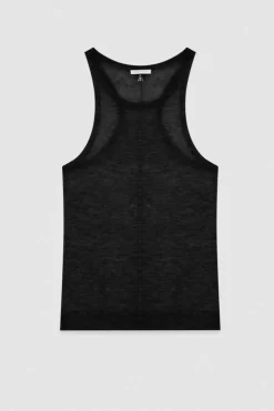 Top senza maniche in lana Essential