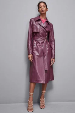 Trench con vele in metallo