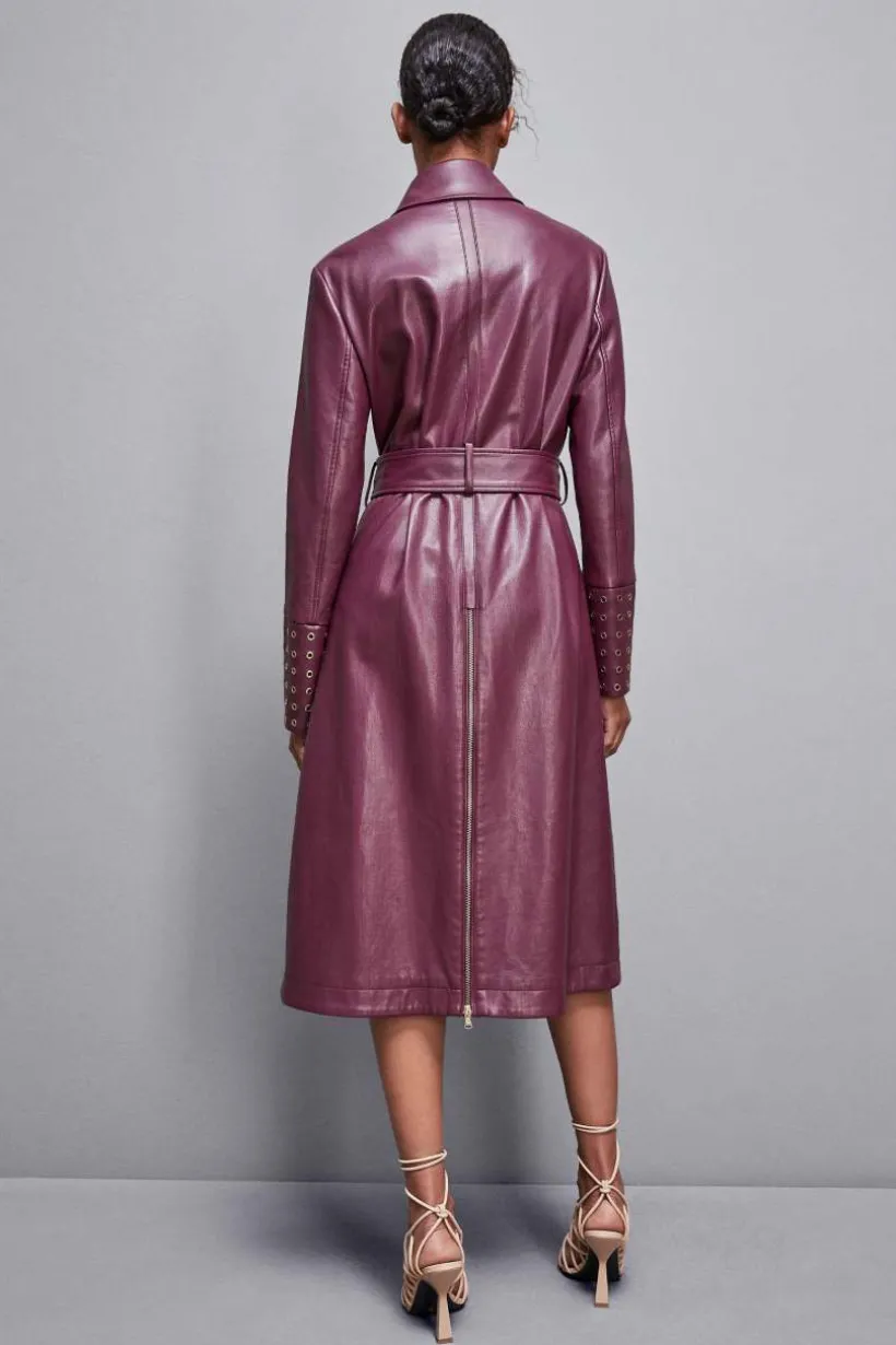 Trench con vele in metallo
