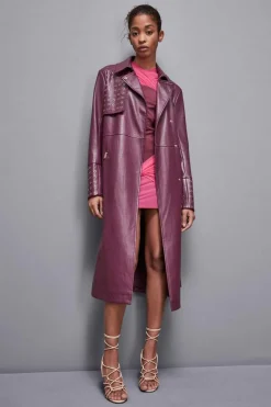 Trench con vele in metallo